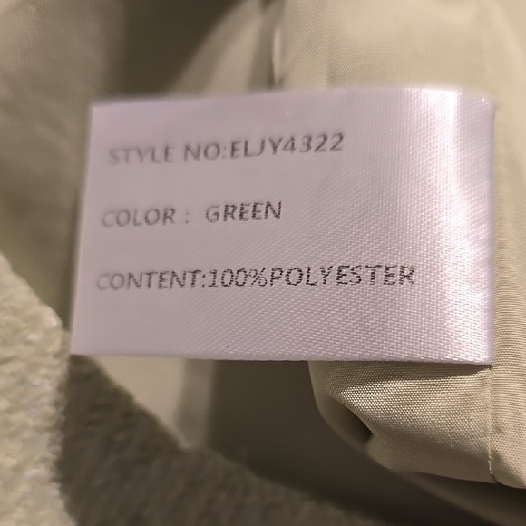 ELODIE Light Green Cropped Blazer Jacket | NWT | Size S - Picture 4 of 7
